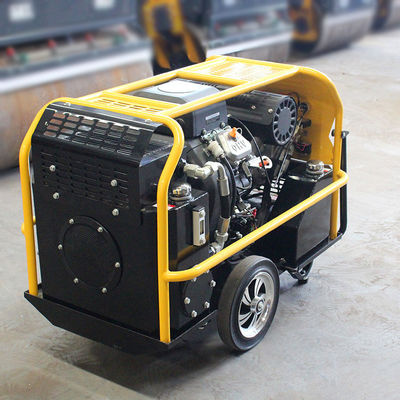 Portable Diesel-getriebene hydraulische Antriebsanlage mit Schraubenpumpe und 18L Tankkapazität