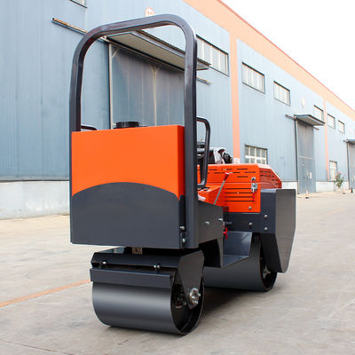Straßenbau Doppeltrommel-Roller 850 kg Schlagverdichter mit 45 L Wassertankkapazität