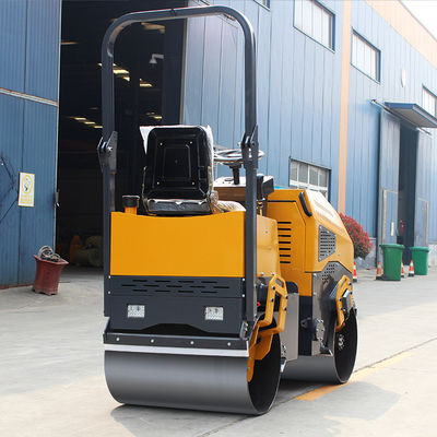 Mini-Straßenmaschinen 1 Tonnen 2 Tonnen 3 Tonnen Hydraulischer Rollenverdichter mit Huade-Pumpe