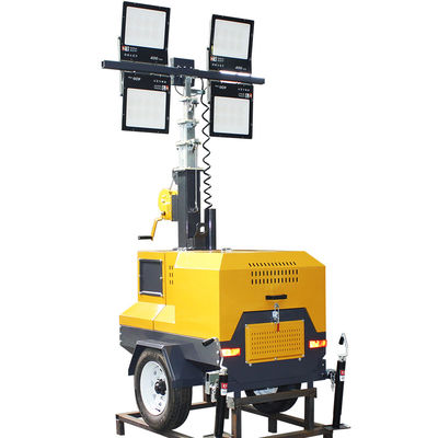60 Ra Green Power Trailer-Typ Mobile Solar Led Tower Light mit Dimmer-Funktion