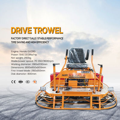 980 mm Diskendurchmesser Vollhydraulische Antriebskraft-Trowel mit Honda GX690 und Beton