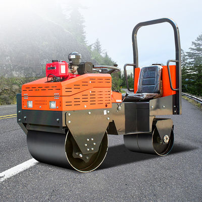 Hochleistungs-Mini-Vibratorroller mit 8 PS und 1 Tonne für den Bau kleiner Straßen