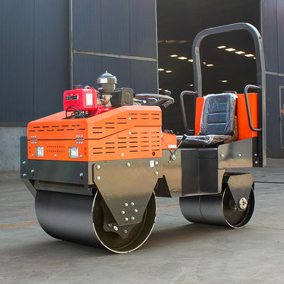 Hochleistungs-Mini-Vibratorroller mit 8 PS und 1 Tonne für den Bau kleiner Straßen