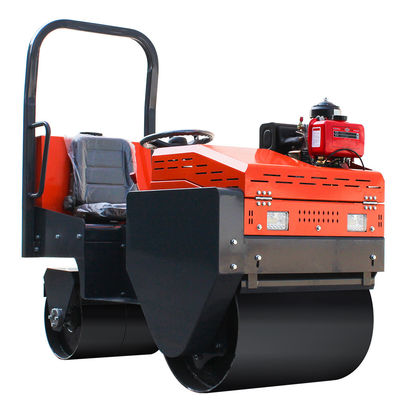 Hochleistungs-Mini-Vibratorroller mit 8 PS und 1 Tonne für den Bau kleiner Straßen