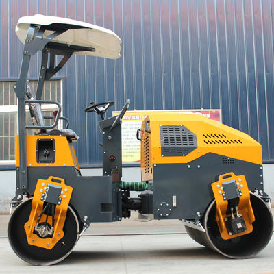 Vollhydraulisches Getriebe HQ-YL1200 3 Tonnen Vibrationswalze Verdichtungs-Straßenwalze