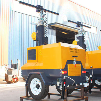 4*400w Scheinwerfer Bauleuchtturme mit 4000 Stunden Lebensdauer