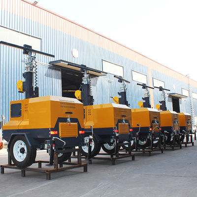 4*400w Scheinwerfer Bauleuchtturme mit 4000 Stunden Lebensdauer