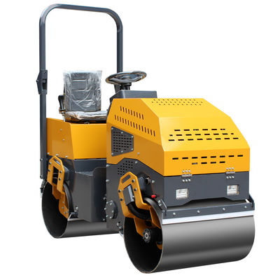 1 Tonnen schwingender Asphaltverdichter mit Doppeltrommelrolle und ChangchaiL12-Motor