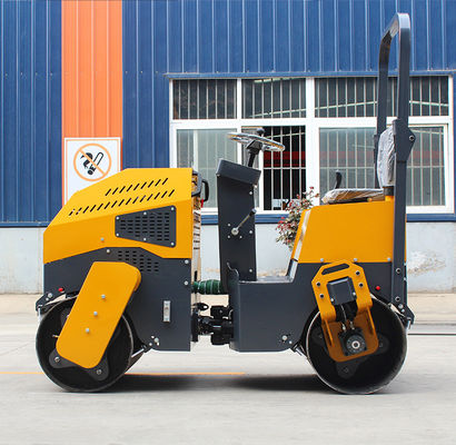1 Tonnen schwingender Asphaltverdichter mit Doppeltrommelrolle und ChangchaiL12-Motor