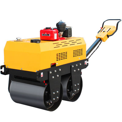 0.5 Tonnen Walking Behind Double Drum Vibratory Roller Road Roller mit einzigartigem Verkaufspunkt