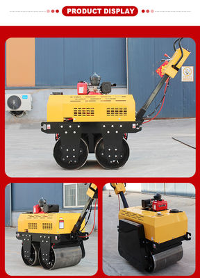 0.5 Tonnen Walking Behind Double Drum Vibratory Roller Road Roller mit einzigartigem Verkaufspunkt