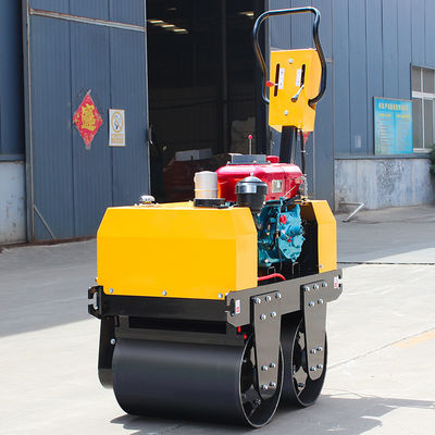 0.5 Tonnen Walking Behind Double Drum Vibratory Roller Road Roller mit einzigartigem Verkaufspunkt