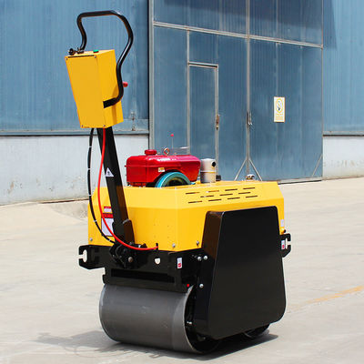 0.5 Tonnen Walking Behind Double Drum Vibratory Roller Road Roller mit einzigartigem Verkaufspunkt