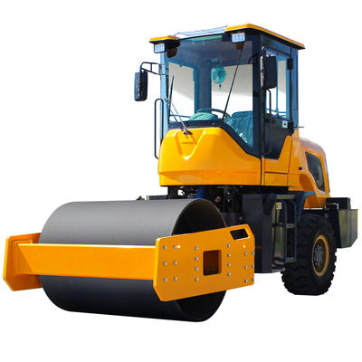 HQ-YL4000 4-Tonnen-Asphalt-Straßen-Rollenkompaktormaschine mit 80KN-Hydraulikvibration