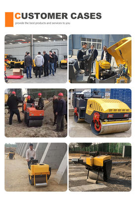88 kw YUNNEI Motor HQ-YL8000 8 Tonnen Schwingungsrad für den Asphaltbau