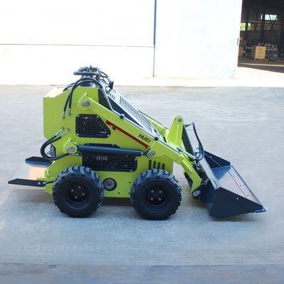 Mini-Skid-Steer-Lader mit Bagger und rotierendem Filterbehälter für verschiedene Gelände