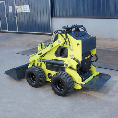 Mini-Skid-Steer-Lader mit Bagger und rotierendem Filterbehälter für verschiedene Gelände