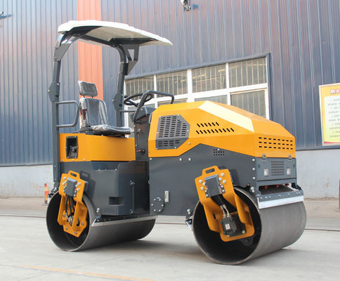 16L Kraftstoffbehälter HQ-YL1200 3 Tonnen Vibrationsrollenverdichter mit Kubota-Motor