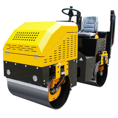 Straßenmaschine 2000kg 3000kg 2ton 3ton mechanisch verknüpfte Straßenwalze mit doppelter Trommel