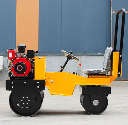 530 mm Trommeldurchmesser Mini Double Drum Road Roller für eine schnelle und effektive Verdichtung
