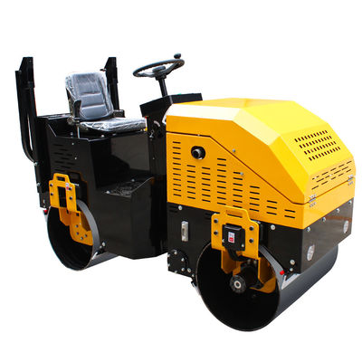 Mini-Straßenrolle 1,5-2,0 Tonnen Kleiner Vibrationsverdichter Stahlrad Durchmesser 530X800