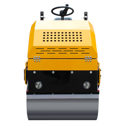 18.6 kW Benzin Hydraulisch Vibrations-Tandem Asphalt-Verdichter Straßenwalze für 1-5 Tonnen