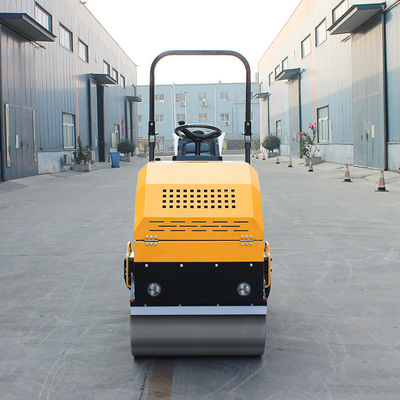 18.6 kW Benzin Hydraulisch Vibrations-Tandem Asphalt-Verdichter Straßenwalze für 1-5 Tonnen