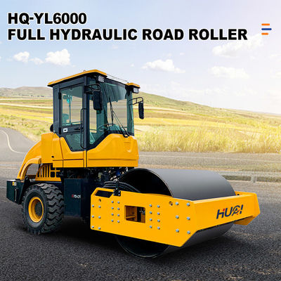 6000kg 6 Tonnen Mini-Kompaktor-Gelenkschleifer mit Trommelradbreite 1650mm