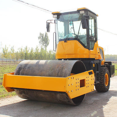 4450*1680*2750mm Mini-Straßen-Roller-Verdichter mit ISO-Zertifikat für hydraulische Steuerung