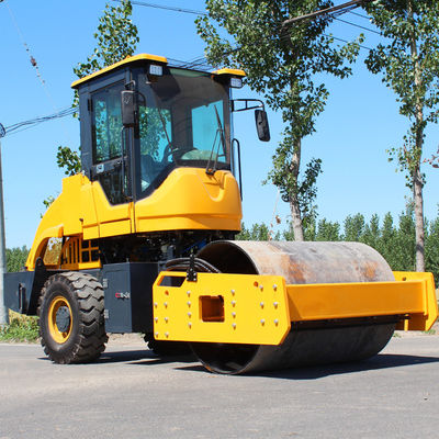 4450*1680*2750mm Mini-Straßen-Roller-Verdichter mit ISO-Zertifikat für hydraulische Steuerung