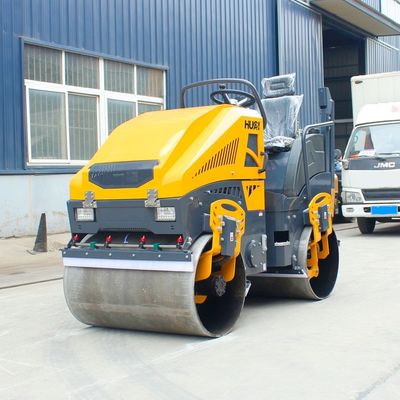 1 t 2 t 3 t Doppeltrommel-Straßenwalze mit 11,5 kW Leistung und hydraulischer Antriebsmethode
